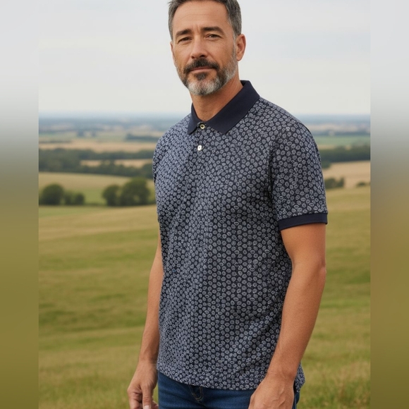 Polo Ralph Lauren - NWOT Blue Paisley Polo Shirts, Blue Label, Sold Separately - Picture 3 of 14